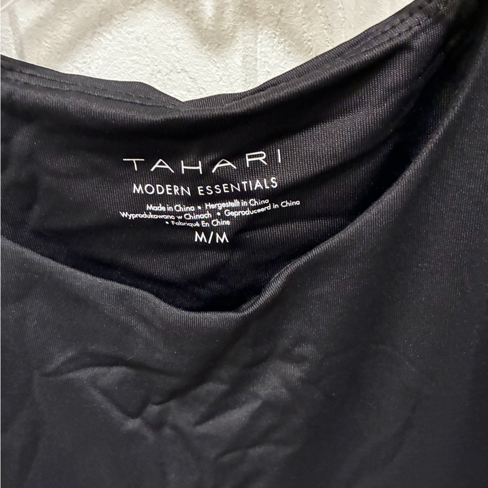 Tahari Black Modern Essentials Blouse